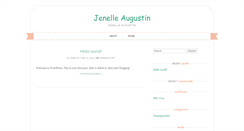Desktop Screenshot of jenelleaugustin.com