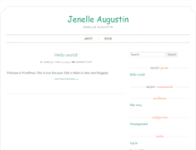 Tablet Screenshot of jenelleaugustin.com